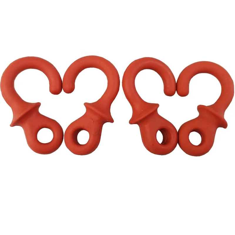 양궁 복합 활 끈 안정기 댐퍼, 원숭이 꼬리 고무 안정기, 진동 댐퍼, 사냥 액세서리, 4 개