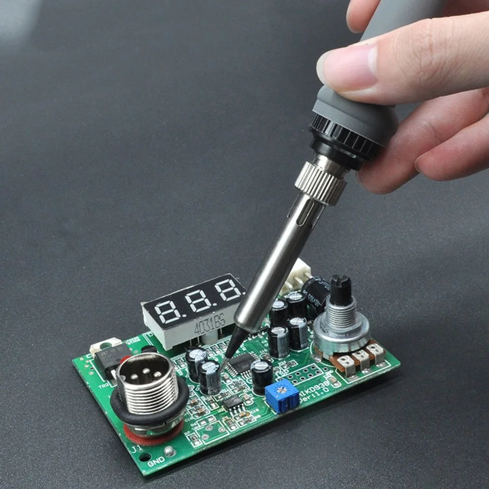 Регулируемый температурный паяльник Us 110V нейтральный Регулируемый паяльник внутренний горячий паяльник набор переключателей 60W