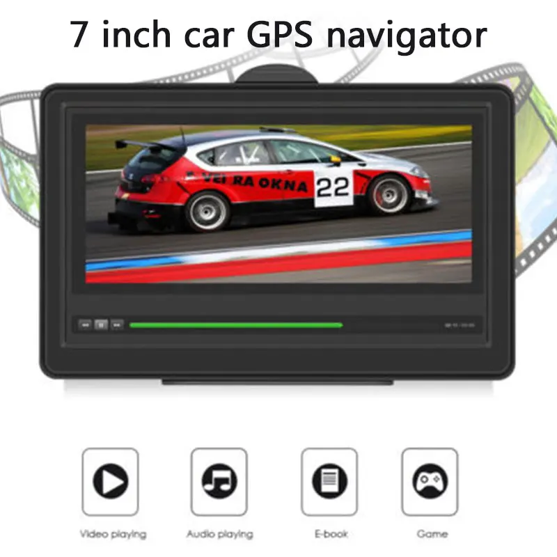Vehemo ABS 7 дюймовый навигатор HD gps навигатор Системы направления драйвер предупреждает о прямой доступ Универсальный gps навигации автомобиля