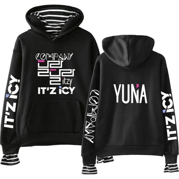 

ITZY Hoodies Kpop Polyester Turtlenecks oversized Hoodie Sweatshirt Women ITZY Hoodies moletom for women