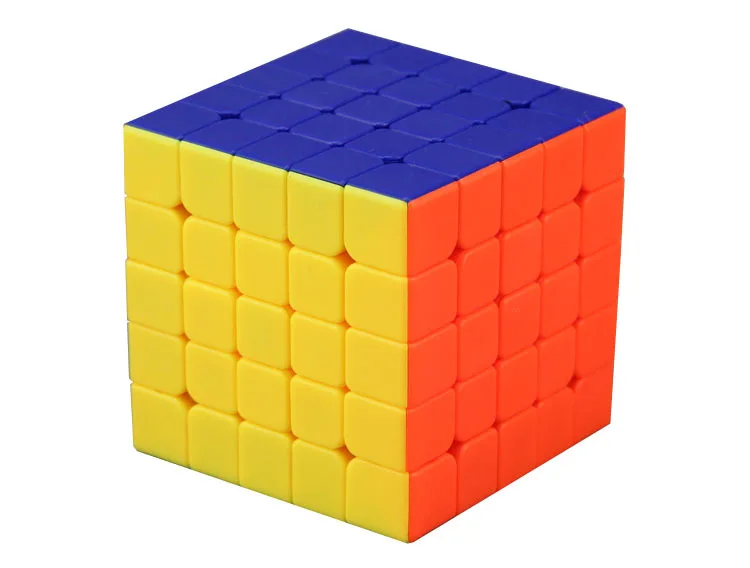 Yuxin Фиолетовый единорог пять заказ Magic Cube гладкая Регулируемый профессии Скорость твист игры 5(по заказу), волшебный куб, Обучающие игрушки