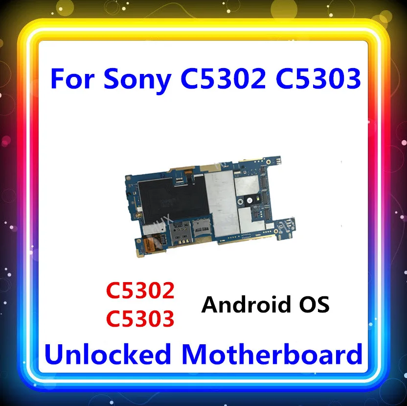 Для sony Xperia SP C5302 C5303 материнская плата разблокированная с чипами вся полная материнская плата Рабочая оригинальная логическая плата C5302 C5303