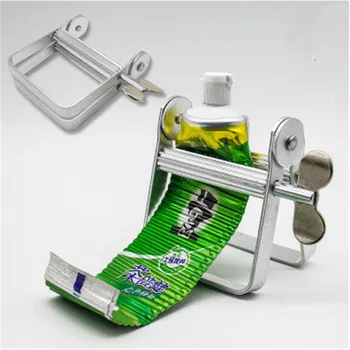 

1pc Tube Squeezer Lazy Toothpaste Dispenser Metal Squeezing Tools Hair Color Dye Cosmetic Paint Squeezer Tube Wringer