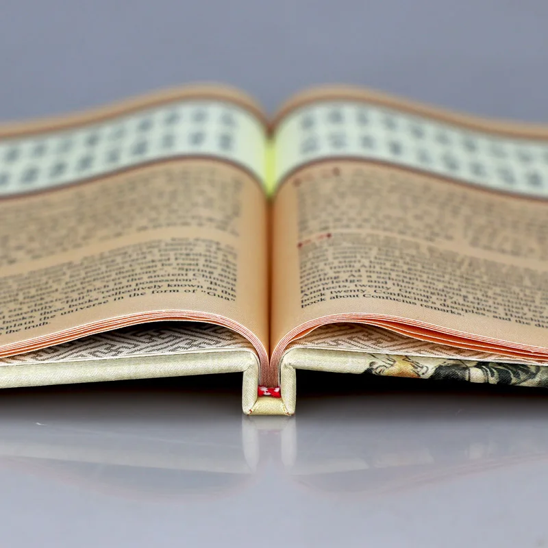 Три персонажа классическая Книга английский/китайский Обучающие Детские подарки шелковая печать креативный художественный Туризм Сувенир шелковая книга