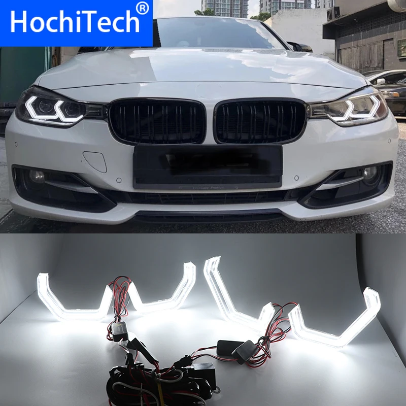 Белый кристалл ангельские глазки наборы знаковых M4 Стиль Дневной светильник DRL