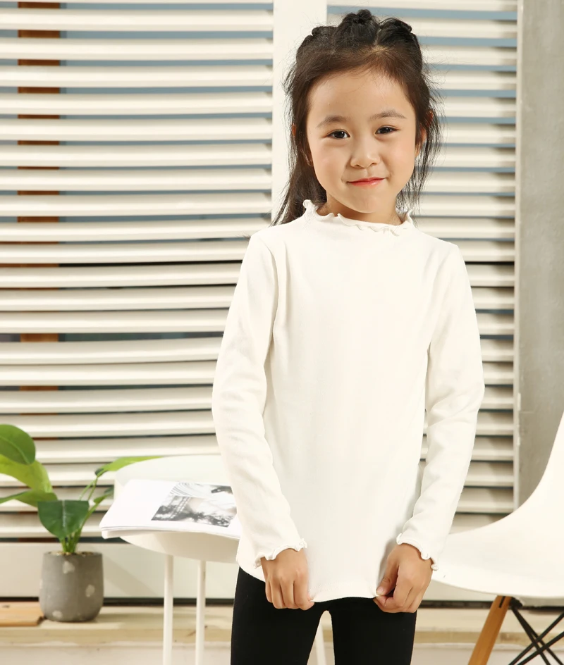 Лидер продаж, весенне-осенняя хлопковая одежда для детей от 3 до 12 лет Детские футболки с длинными рукавами для девочек, детские футболки