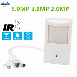 HQCAM – caméra de surveillance intérieure IP WIFI sans fil, avec fente TF, 2MP, 3MP, 5MP, 2560x1920 PIR, Style Onvif, Invisible, 940nm IR, LED, micro intégré, camhi 