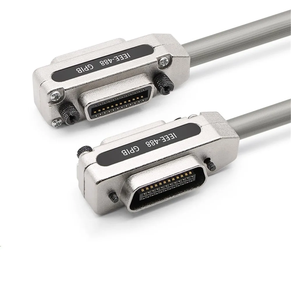Промышленный IEEE-488 кабель GPIB кабель для передачи данных провод металлический разъем адаптер Plug and Play 0,5 м/1 м/1,5 м/3 м/5 м