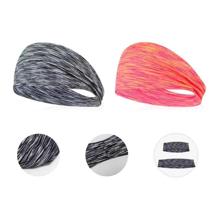 Женский спортивный напульсник спортивная повязка эластичная на голову для йоги