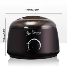 Черный Многофункциональный депиляция удаление волос горячий воск нагреватель нагревательный аппарат восковая машина терапевтическая машина