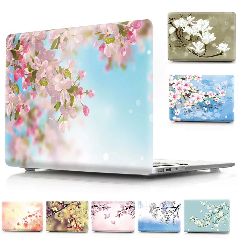 Жесткий чехол с цветочным принтом для Macbook Air 11 13 Pro 13 retina 12 13 15 чехол для Apple Mac Air 13 Чехол