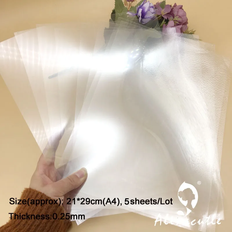Alinacutle PVC Plastic Sheet for DIY Scrapbooking Handmade shaker Card Album Photo Frame - Image 6