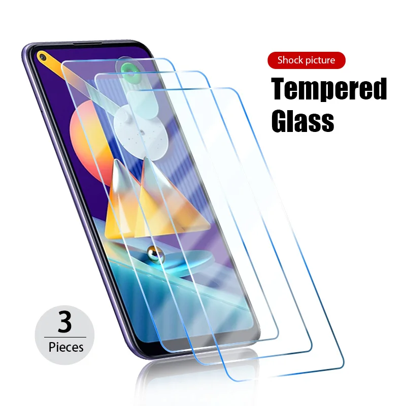 3 Pieces Screen Protector For Samsung Galaxy S6 S7 S10E S10 Lite Note 10 5 7 Tempered Glass J2 J3 J5 HD Film | Мобильные телефоны и