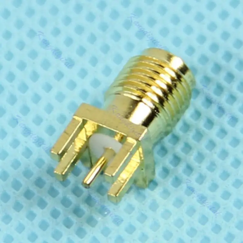 Прямая поставка и оптовая продажа Edge Mount PCB плата Гнездо RP SMA разъем адаптер