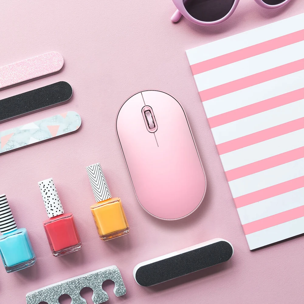 Xiaomi Mijia MIIIW Mute Dual Mode Mouse Air Bluetooth4.0 RF2.4GHz ABS Opto-electronic Mouse For Computer Pads Office Home Usage