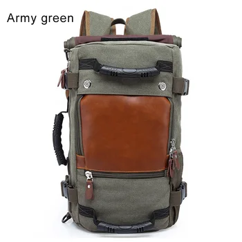 

Stylish Travel Large Capacity Backpack Male Luggage Canvas Bag Multifunctional Backpack for Outdoor Travel d88
