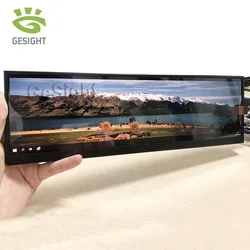 Tela de tira longa 12.6 Polegada 1920x515 lcd com caso ips display para computador portátil segundo monitor