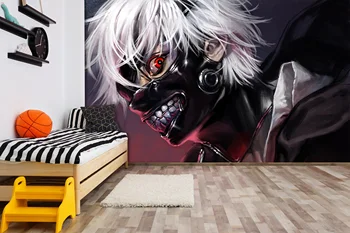 

[Self-Adhesive] 3D Murals For Tokyo Ghoul 682 Japan Anime Wall Paper mural Wall Print Decal Wall Murals Belly