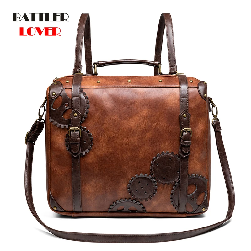 Men Briefcase Bag High Quality Business Famous Brand Genuine Leather Shoulder Messenger Bags Office Handbag 15.6 inch Laptop