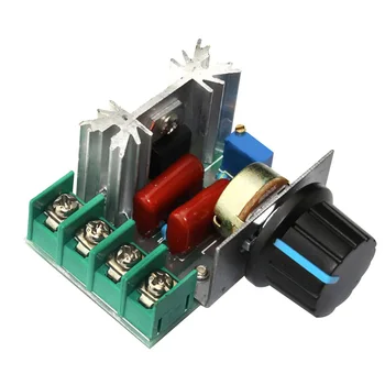 

New AC 220V 2000W Voltage Regulator Dimming Dimmers Motor Speed Controller Thermostat Electronic Voltage Regulator Module