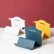 1 шт. настенный мыльницы двойной слив губка держатель самоклеющиеся кухня висячая полка мыло коробка для хранения Товары для ванной комнаты