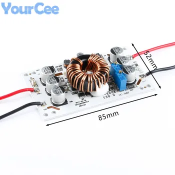 

600W 10A Aluminum Plate DC-DC Step Up Boost Converter Adjustable Power Module Constant Current CV CC Led Driver For Arduino