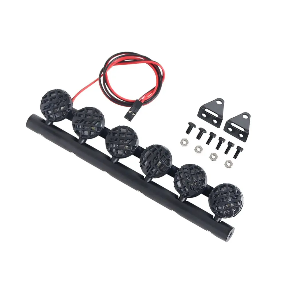 

Spotlight LED Car Roof Lights Bar for 1/10 TRAXXAS TRX4 SCX10 90046 90047 D90 D110 RC Crawler Car Upgrade Parts