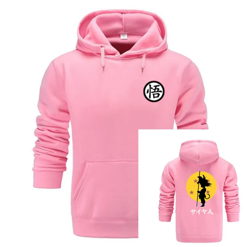 Pink 1 GVHHCK, новинка, аниме, драконий жемчуг, толстовка, косплей, 3d Супер Саян, драконий жемчуг, Z Dbz, Сон Гоку, карман, толстовки с капюшоном, толстовки для мужчин - Цвет: Pink 1
