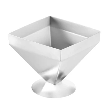 

Stainless Steel Pyramid Mold Kitchen Food Press Mold Rice Shaper Mold Serving Plate for Home Restaurant Kitchen