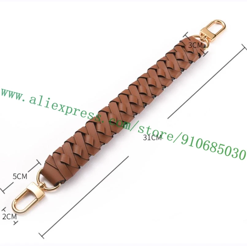 Braided Leather Top Handle Strap Suitable for Neonoe Petit 