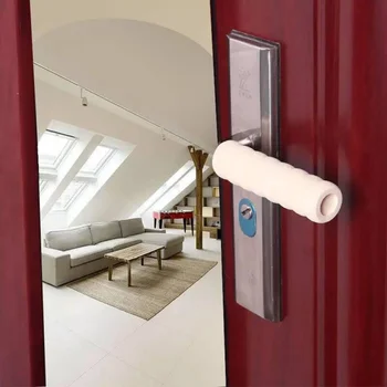 

Room Door Handle Cover Baby Safety Children Protection Spiral Shape Cover Anti-collision Head Furniture Accessories