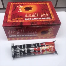 10 шт./пакет табачный кальян сигарета инструмент 33 мм Бар легковоспламеняющихся уголь Quick-освещение гореть, прочный и длинный со вкусовыми добавками древесного угля