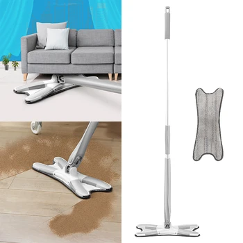 

Hands-Free Washing Flat Mop Upgrade Practical Dust Mop For Wooden Marble Concrete Bamboo Floor Cleaning