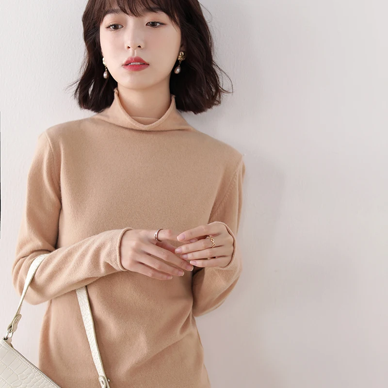 Hot Sale Soft Sweaters Women 100%  Wool Knit
