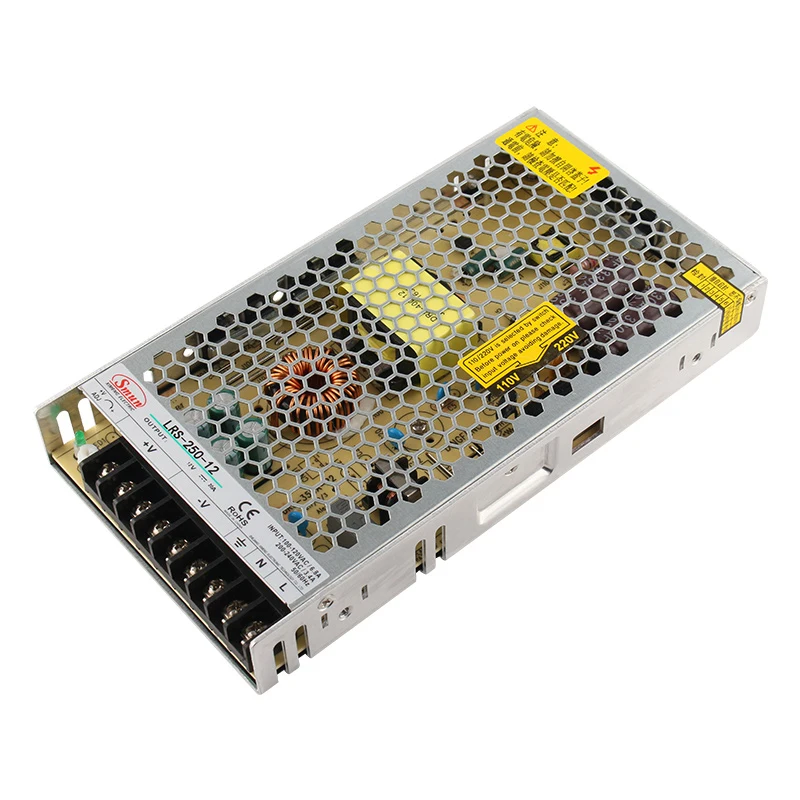LRS-250 12V 24V 250W одиночный выходной импульсный источник питания | Обустройство дома