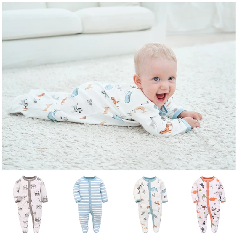 Ropa de bebé recién nacido, Mono para bebé de 0 a 12 meses, peleles para  bebé, pijama de algodón, ropa para dormir, ropa de dormir infantil|Pinquis|  - AliExpress