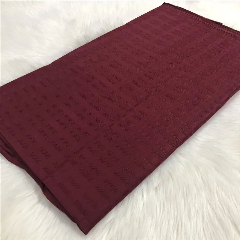 BlackWin африканская ткань atiku красного цвета 10 ярдов/шт в африканском стиле хлопок Atiku материал кружева для Мужская одежда Atiku ткань-J5