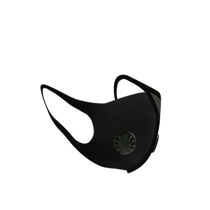 Anti Dust Pm2 5 Pollution Sponge Face Masks Mouth Respirator Black