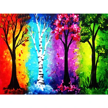 

Color Tree Full Display Square/Round Scenery Landscape 5D Diamond Painting Diamond Embroidery Cross Stitch Diamond Mosaic New