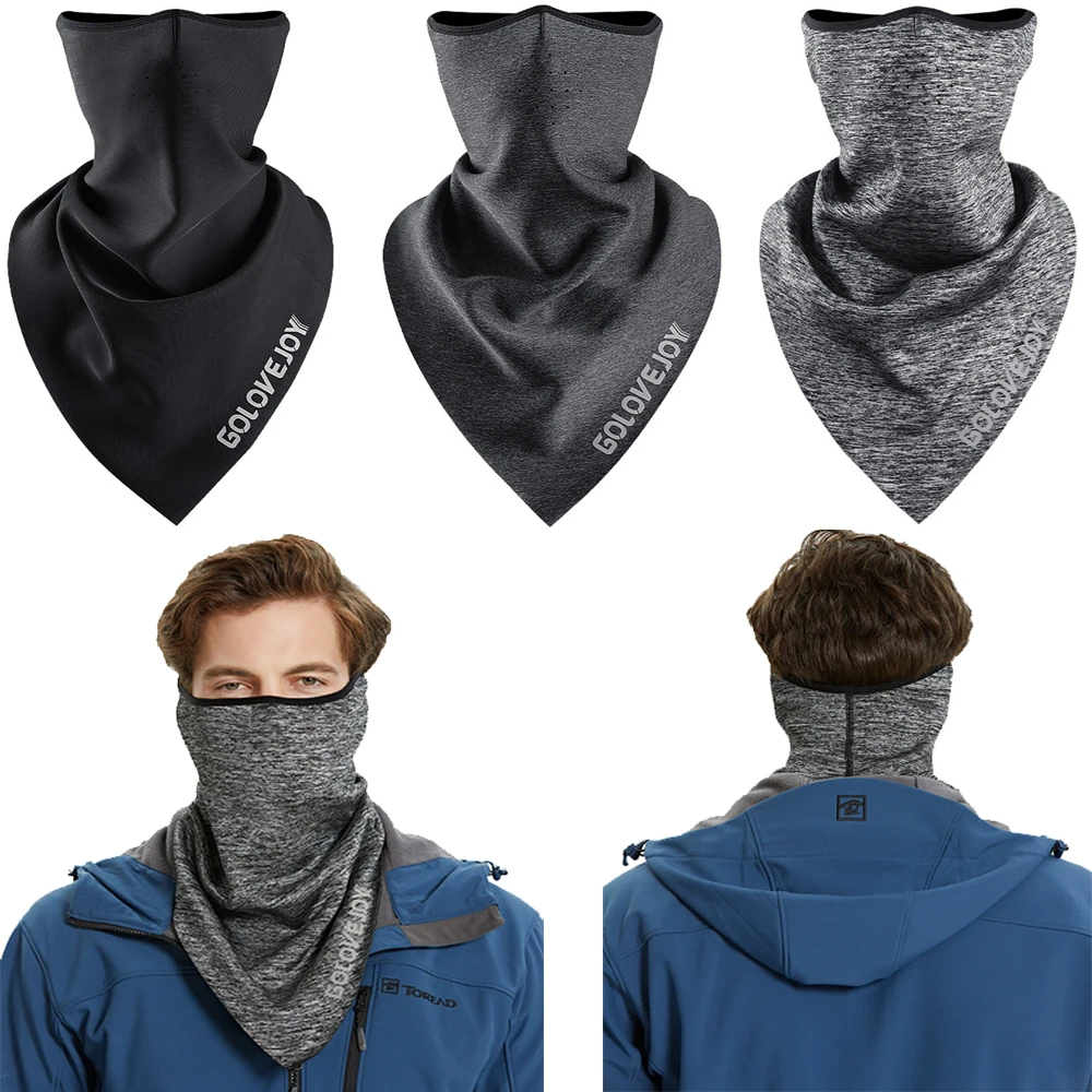Men Winter Windproof Neck Warmer Sports Headwear Outdoor Running