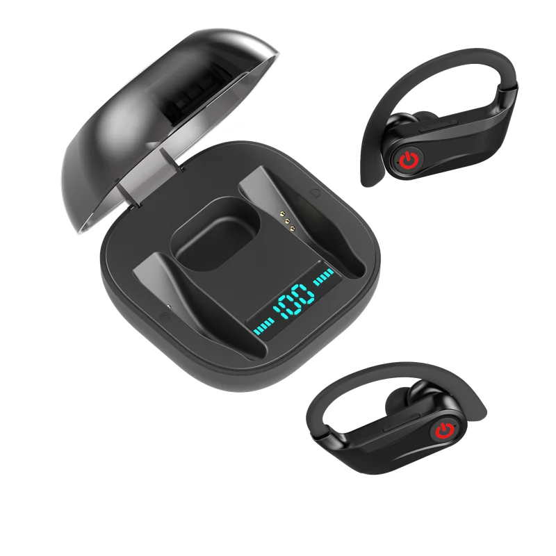 OTTWN True HBQ PRO TWS беспроводные наушники Bluetooth 5,0 стерео спортивные наушники водонепроницаемые наушники с ушным крюком гарнитура микрофон с зарядным устройством