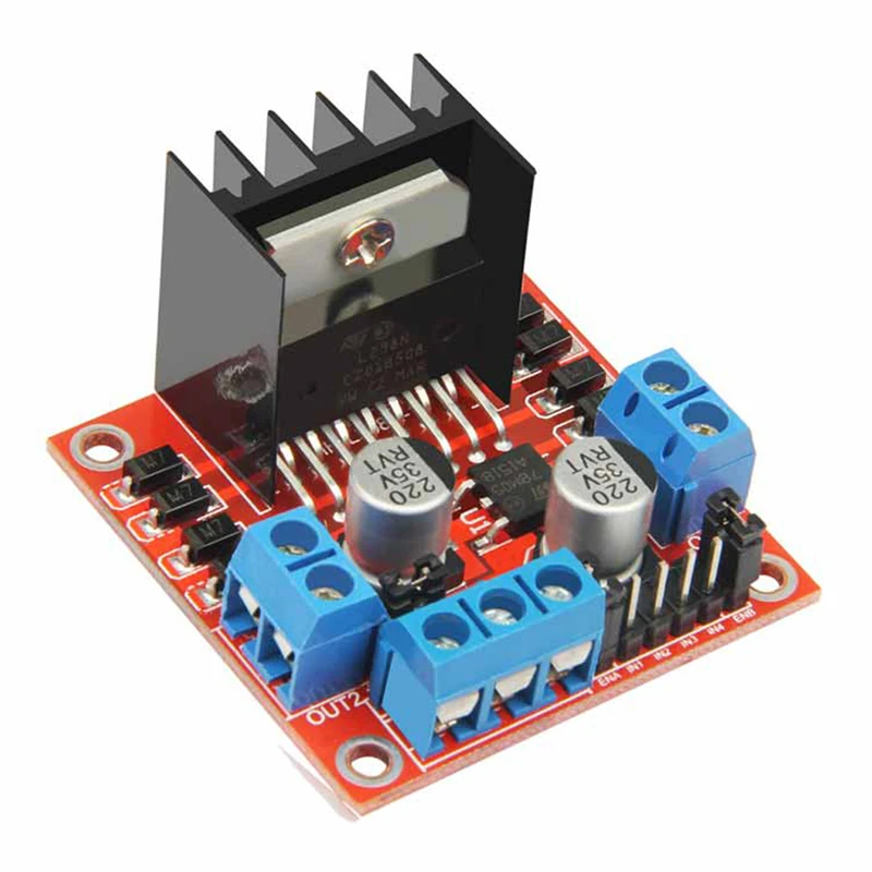 

L298N driver board module L298 stepper motor smart car robot breadboard peltier High Power