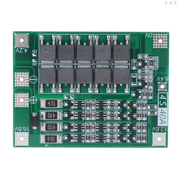 

Balance Balance 4S 40A Li-ion Lithium Battery 18650 Charger PCB BMS Protection Board Balanced Charge For Drill Motor 14.8V 16.8V