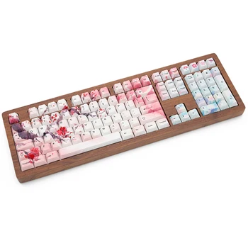 شراءصبغ تحت Pbt Keycap الكرز الشخصي صالح Gk64 كيكابس