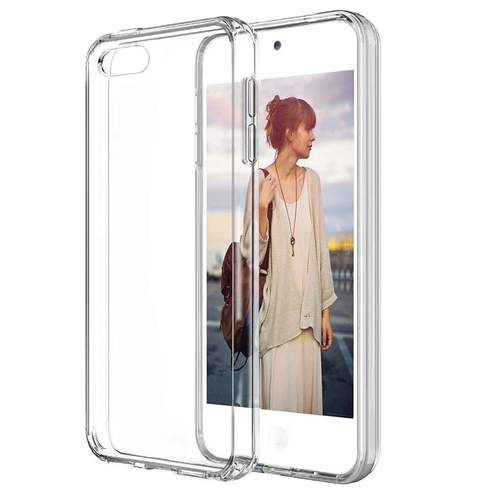 Transparent Soft TPU Silicone Protective Case - Slim Clear Back Cover