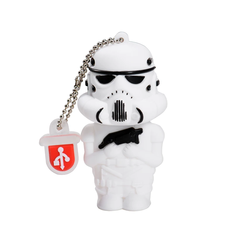 C JASTER Usb 2,0 мультфильм Флешка Звездные войны йода/Дарт Вейдер Usb флеш-накопитель 4 Гб 64 ГБ 16 ГБ 32 ГБ Memoria Usb подарки Clef Chiavetta - Цвет: C