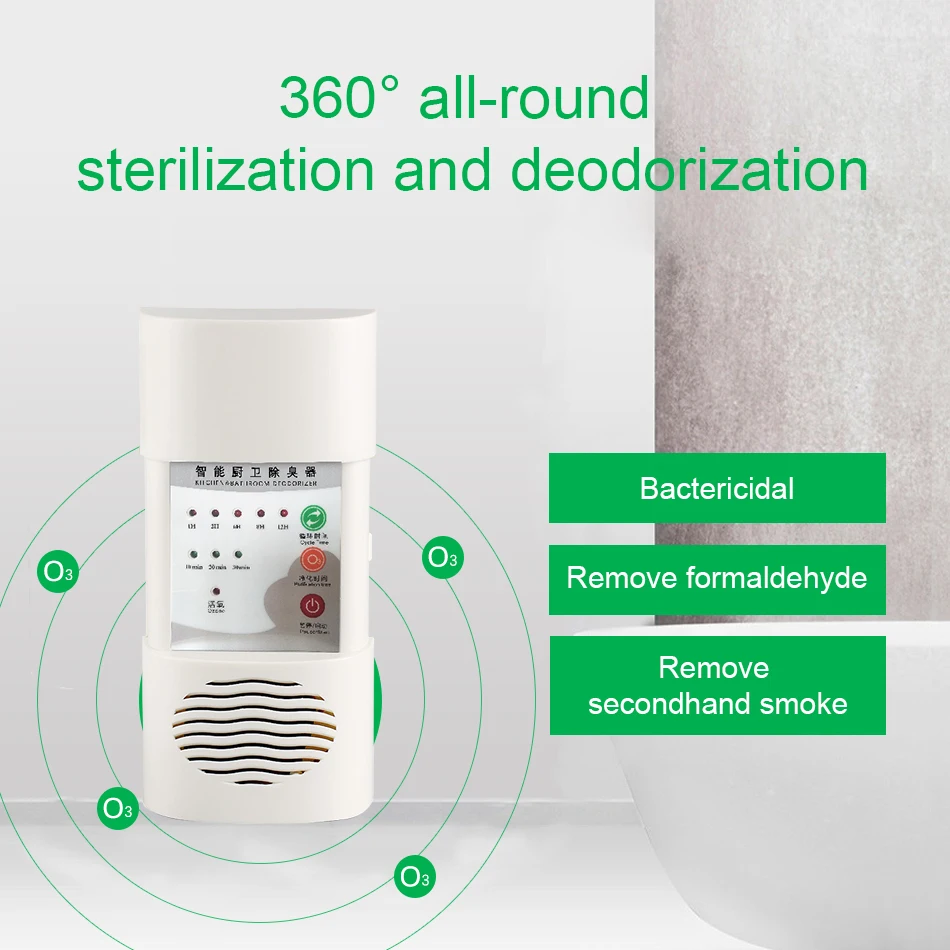 Стерилизатор озона STERHEN, озоновый генератор, озоновый очиститель, портативный концентратор кислорода, домашний дезодорант, озон, легко перемещается