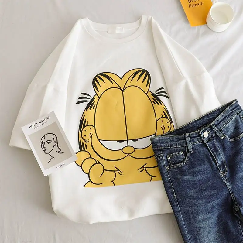 Harajuku Women T-shirts New 2020 Summer Funny Letter Print Hip Hop Loose T-shirt Girls Student Streetwear Casual Lady Tops Tees