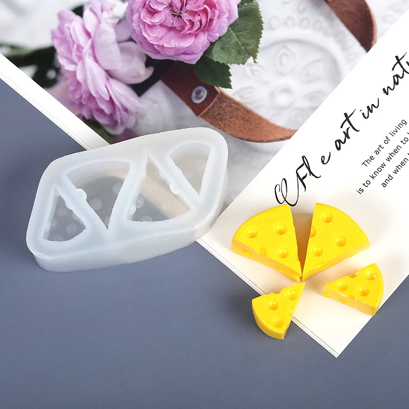 1Pcs Cheese Silicone Candle Molds Handcraft Cute Ornaments Making Tool Practical DIY Soap Mould Mold For | Дом и сад