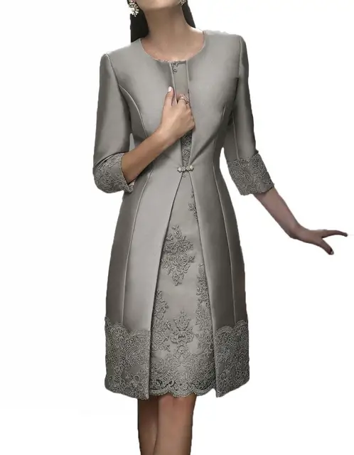 Satin Lace Party Wedding Guest Dresses 